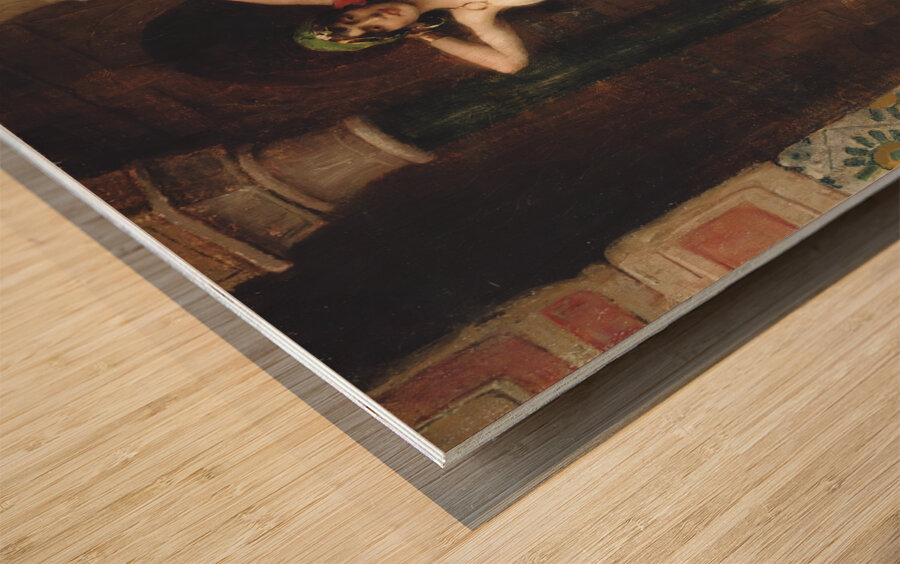 The Harem Beauty by Henri Adrien Tanoux [1865–1923] Wood print