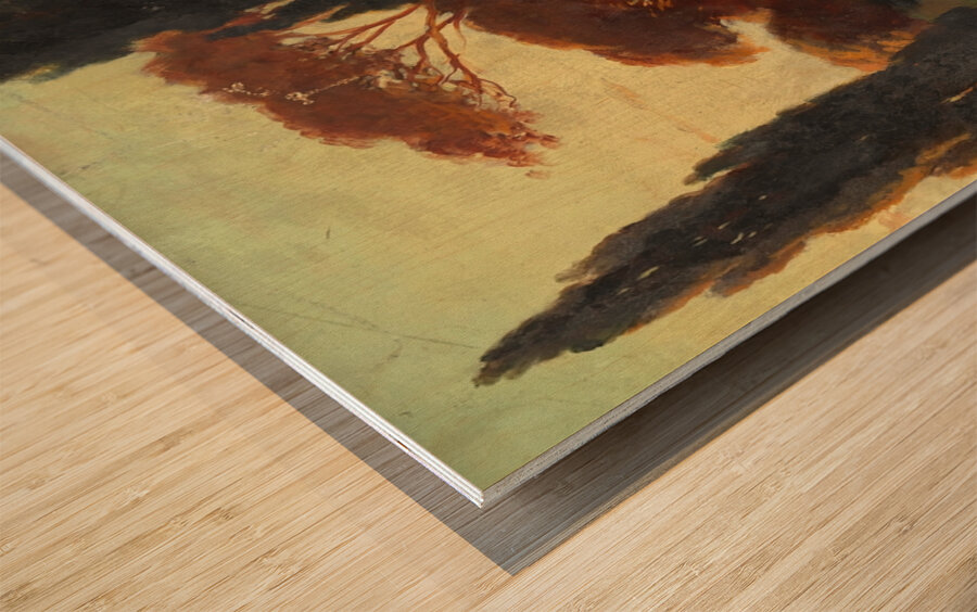 Anmuth [around 1880] by Hermann Schneider [1847–1918] Wood print