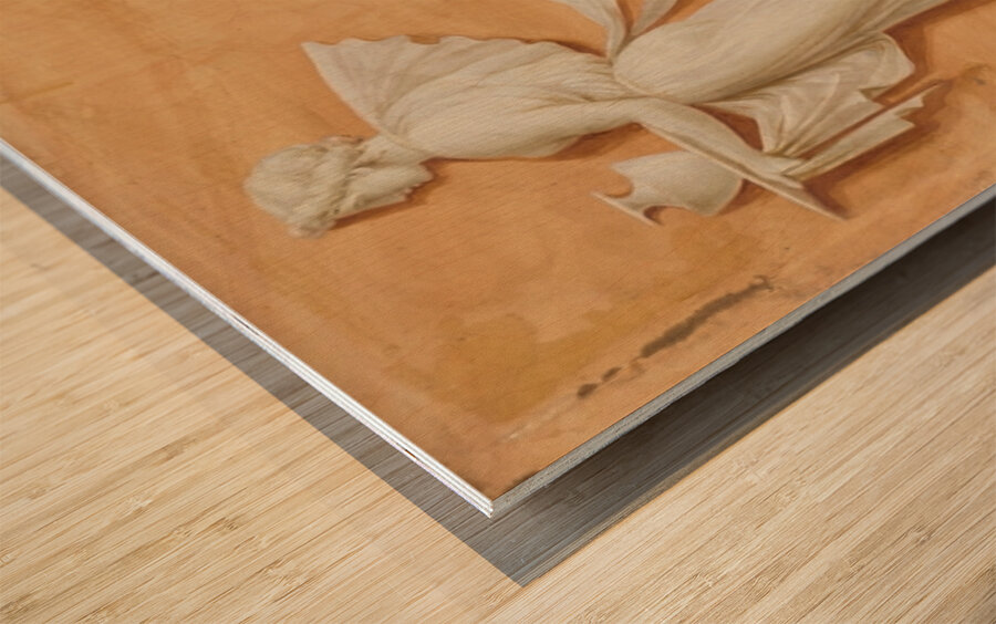 Overdoor Painting II [1790s] by Pierre Rousseau [1751–1829] Wood print