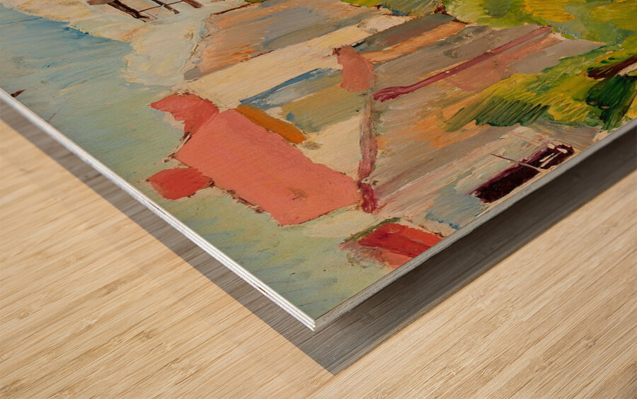 Landscape [1914–18] by Zygmunt Waliszewski [1897–1936] Wood print