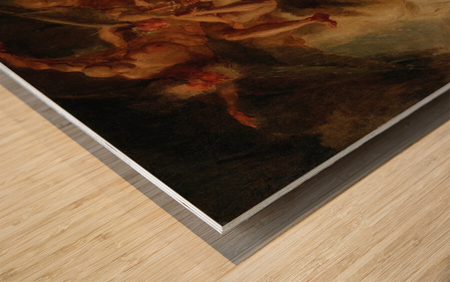 An Allegory of War by Louis Masreliez [1748–1810] Wood print