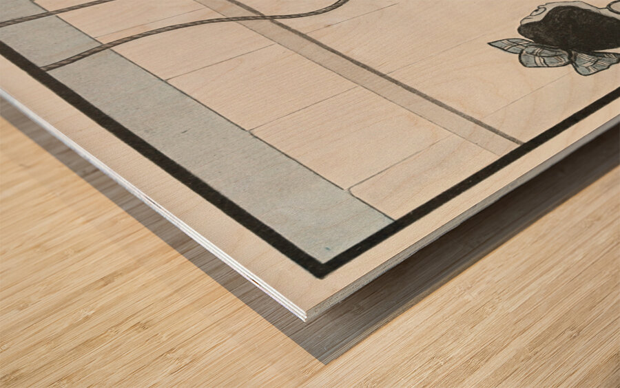 The Hole Book pl 03 [1908] by Peter Newell [1862–1924] Wood print