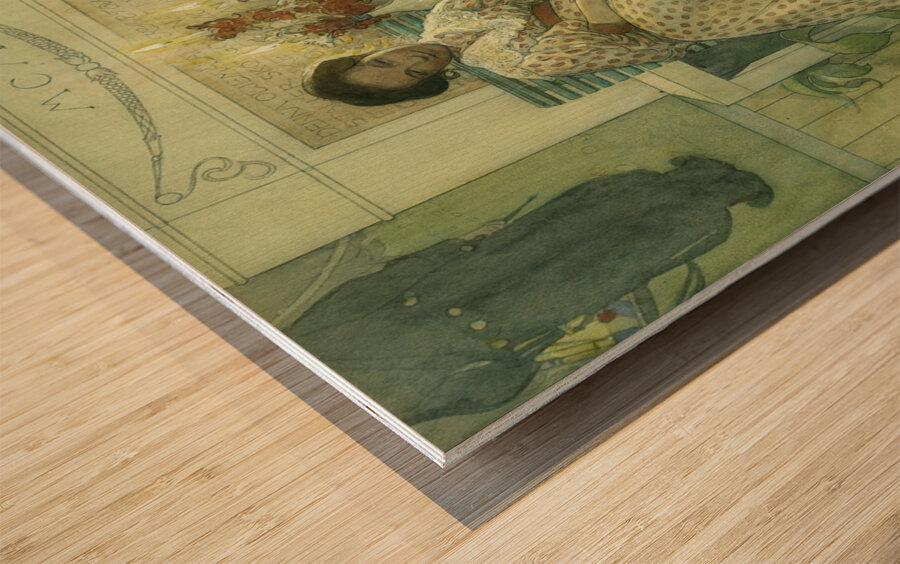 After The Prom [1908] by Carl Larsson [1853–1919] Wood print