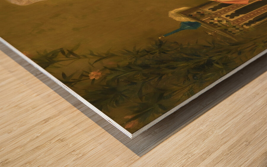 A Lady Of Smyrna [1874] by Eugène Verdyen [1836–1903] Wood print