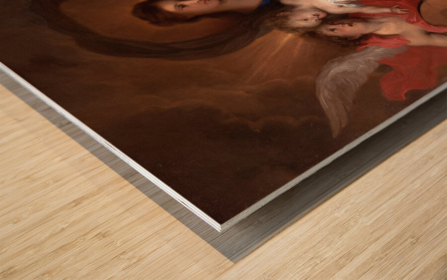 Virgin and Child with Music–Making Angels [ca. 1630] by Anthony van Dyck [1599–1641] Wood print