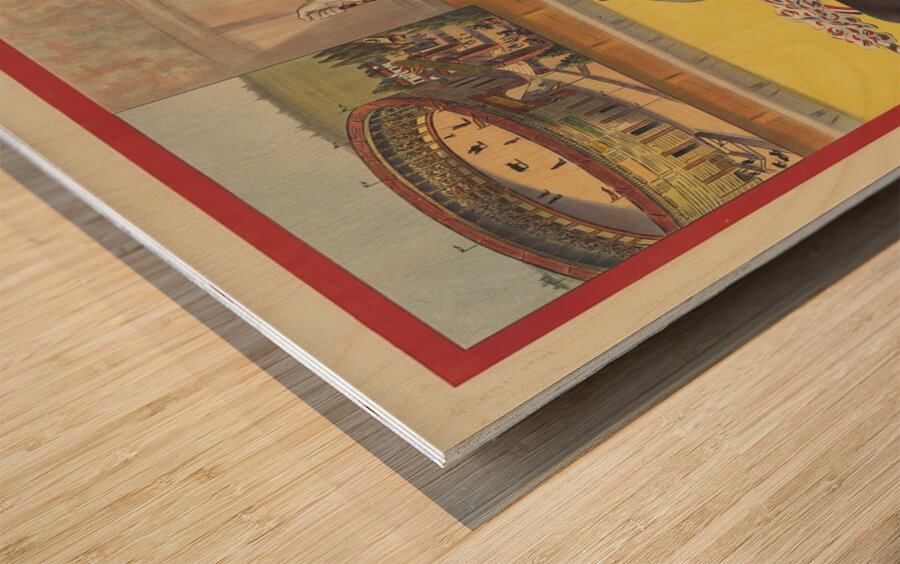 Toros en Toulouse [1914] by Imp. F. Champenois [19th–20th century] Wood print