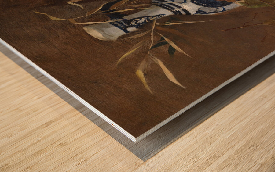 Früchtestillleben Mit Melone by Carl Von Merode [1853–1909] Wood print