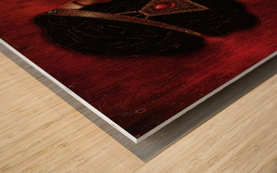 Salome [Woman in Profile in Oriental Jugendstil Costume] [circa 1910] by Ernst Seidl [19th–20th Century] Wood print