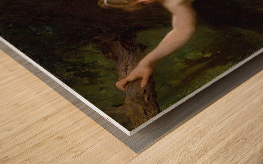 La Baigneuse by Émile Munier [1840–1895] Wood print