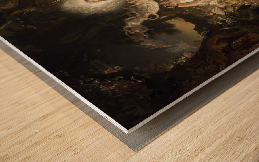 The Quarrel of Oberon and Titania [1849] by Sir Joseph Noel Paton [1821–1901] Wood print