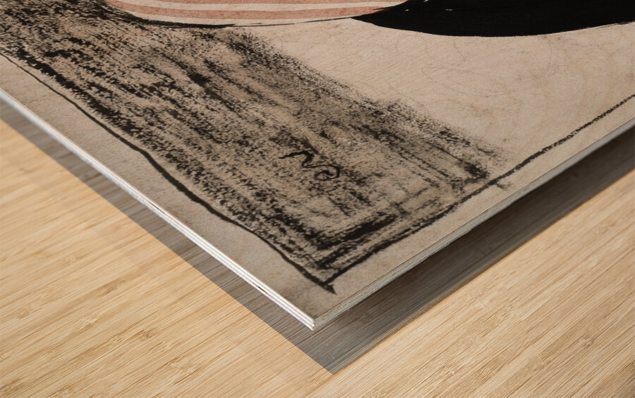 Old woman setting the table by Édouard Vuillard [1868–1940] Wood print