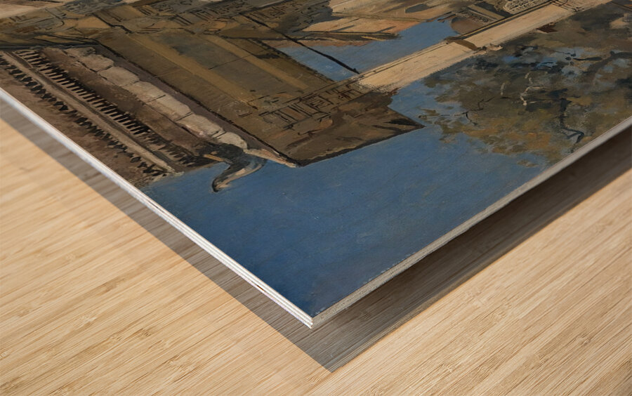 Portico Of A Mosque. Ahmedabad by Edwin Lord Weeks [1849–1903] Wood print