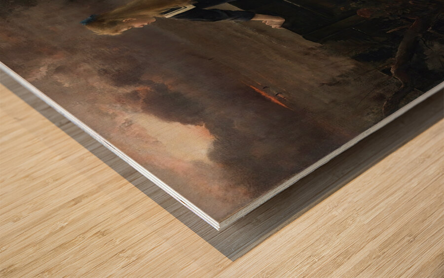 Mère Et Ses Enfants [1883] by Alfred Stevens [1823–1906] Wood print