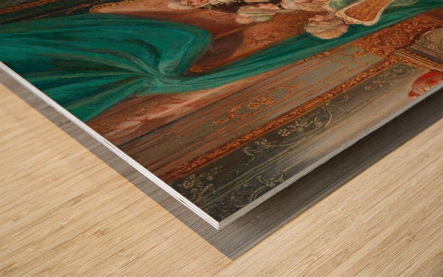 Musical Entertainment by Stephan Sedlacek [1868–1936] Wood print