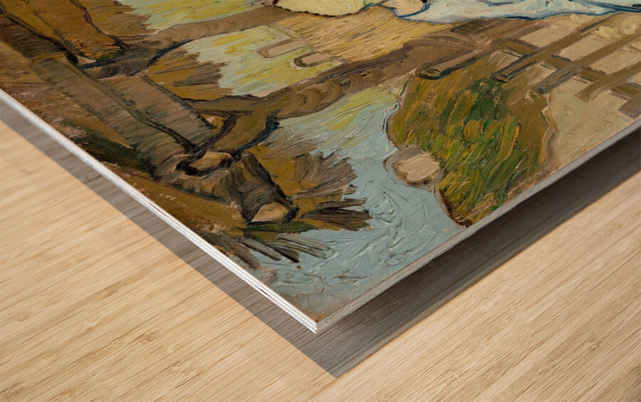 The Sheep–Shearer [After Millet] by Vincent van Gogh [1853–1890] Wood print