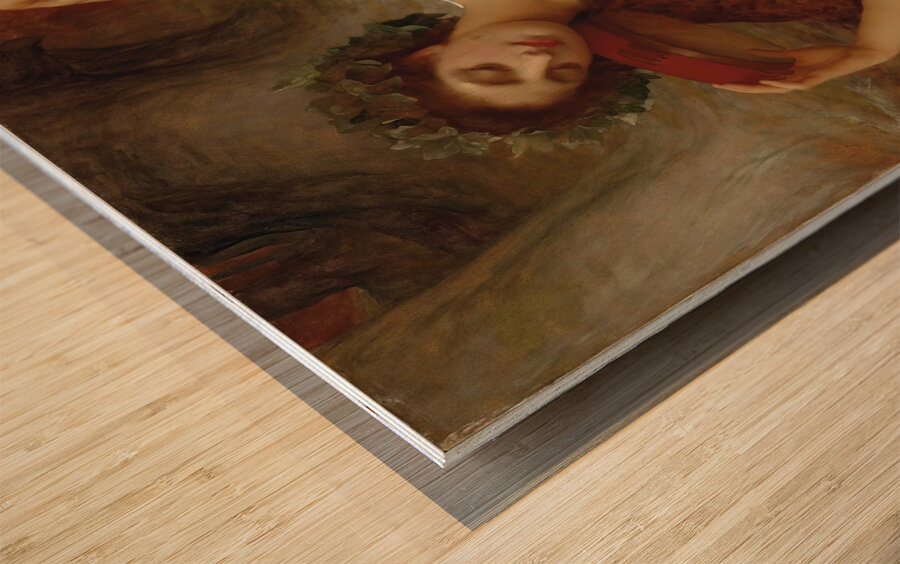 Bacchante by Frederic Leighton [1830–1896] Wood print