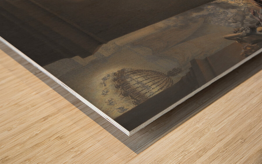 La Frayeur [1861–64] by Pierre–Louis Pierson [1822–1913] Wood print