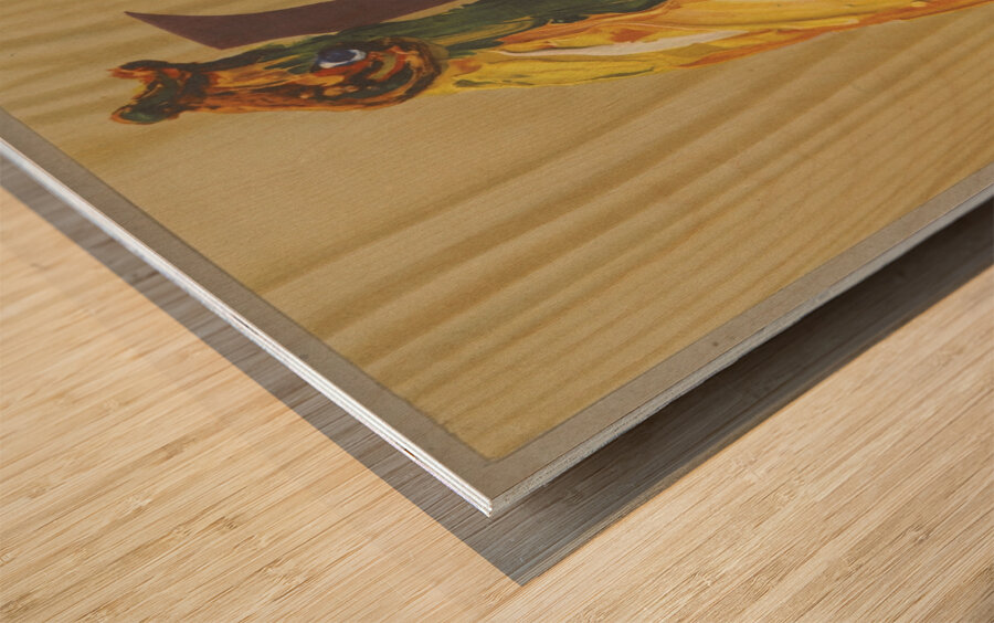 Auxergyl [1910–1950] by Laboratoires du docteur Roussel [20th Century] Wood print