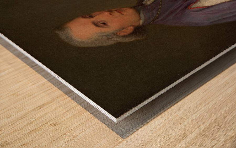 Monsignor Giuseppe Spina [1756–1828] [1798] by Angelica Kauffmann [1741–1807] Wood print