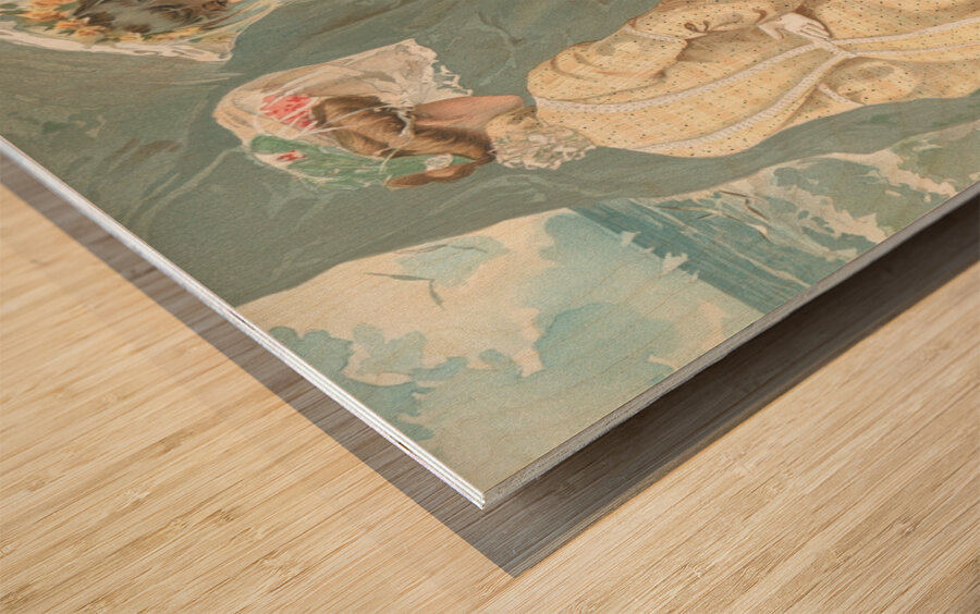 Voile sextette [1904] by H. B. Claflin [19th–20th Century] Wood print