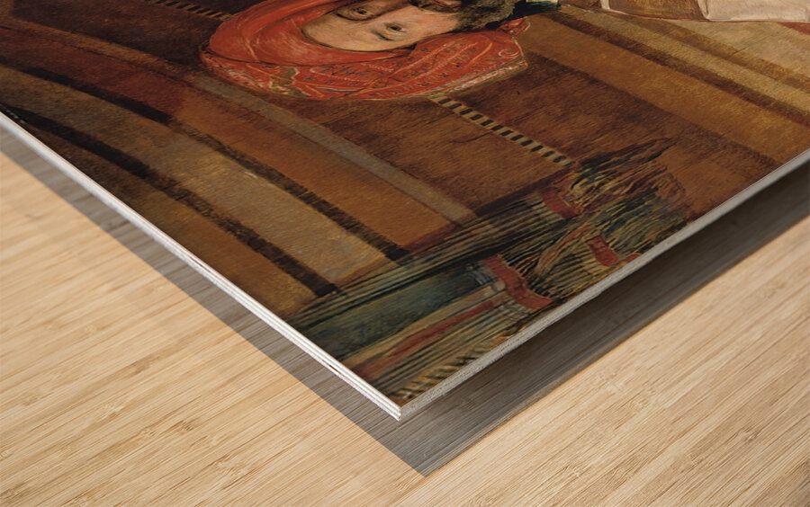 An Arab of the desert of Sinai [1858] by John Frederick Lewis [1805–1876] Wood print