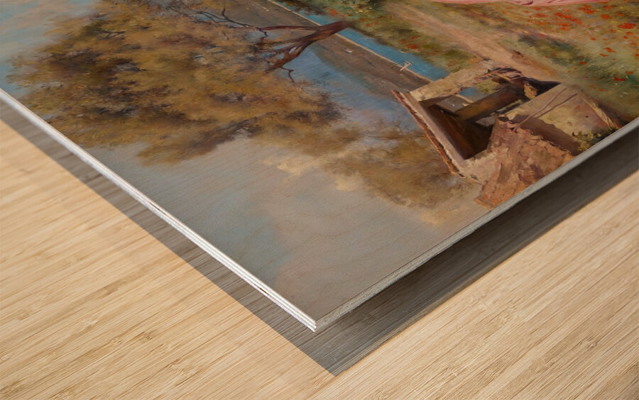 The First Spring [1890] by Julius Leblanc Stewart [1855–1919] Wood print