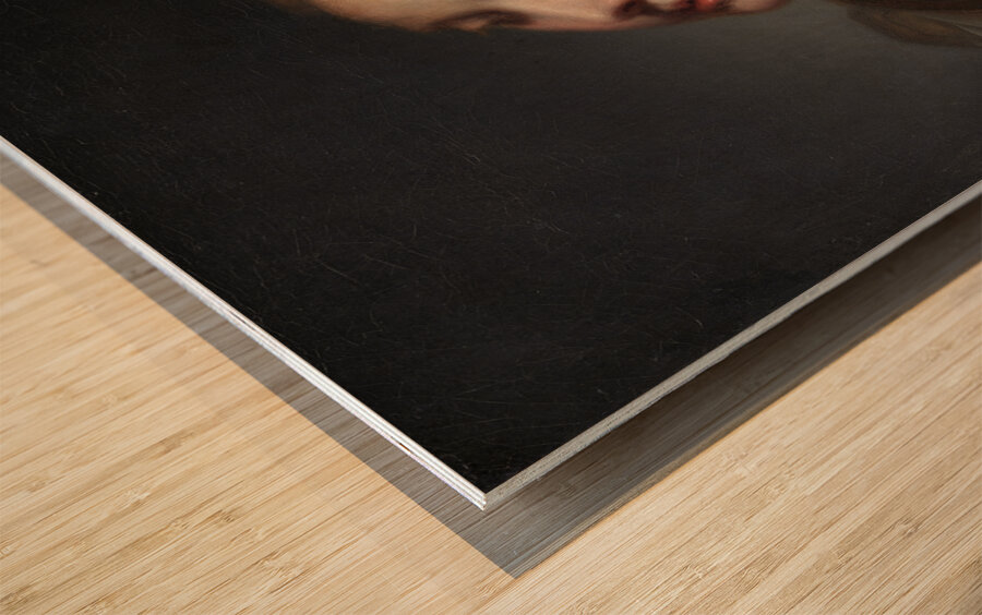 The Dreamer [About 1765–1769] by Jean–Baptiste Greuze [1725–1805] Wood print