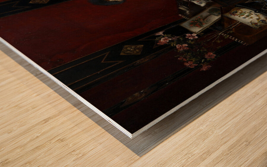 The Pleasures Of Art [1871] by Sarah Sophia Beale [1837–1920] Wood print