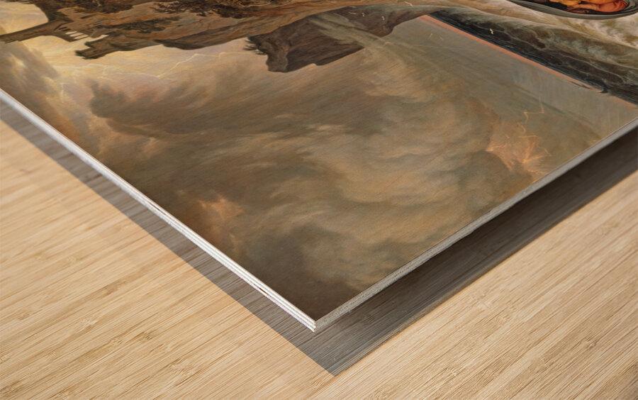 Macbeth and the Witches [1829–1830] by Joseph Anton Koch [1768–1839] Wood print