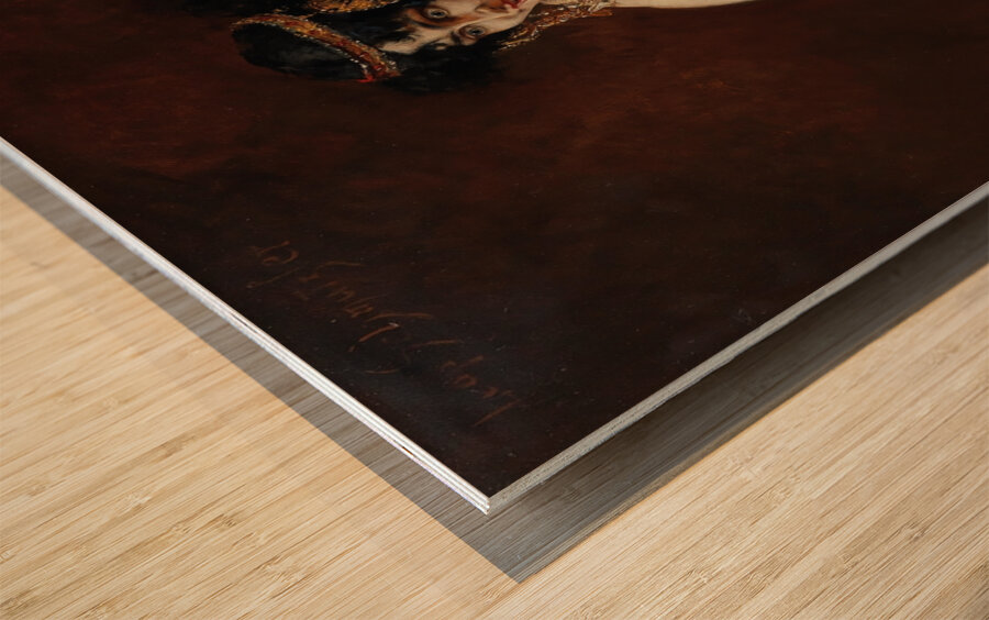 Lili Marberg as Salome [c. 1905] by Leopold Schmutzler [1864–1941] Wood print