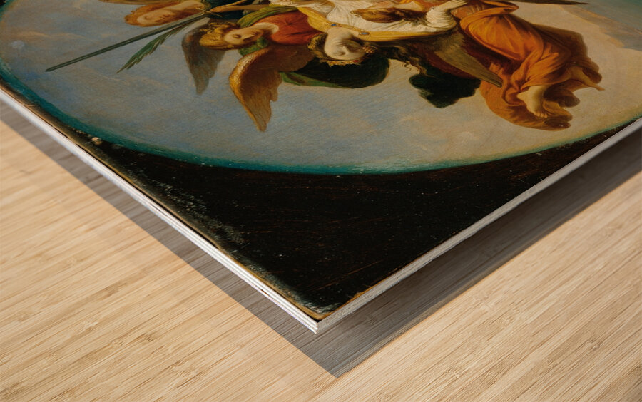 Die Heilige Katharina [1850] by Karl von Blaas [1815–1894] Wood print