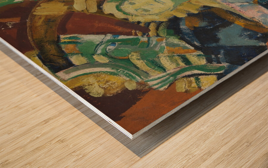 Drei Frauen. Studie by August Babberger [1885–1936] Wood print