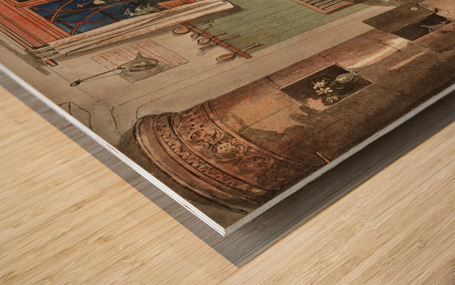 When the Children have Gone to Bed by Carl Larsson [1853–1919] Wood print