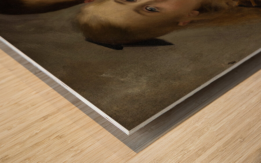 Portrait de Jean et Jeanne. Les enfants du professeur Joffroy [1895] by André Brouillet [1857–1914] Wood print