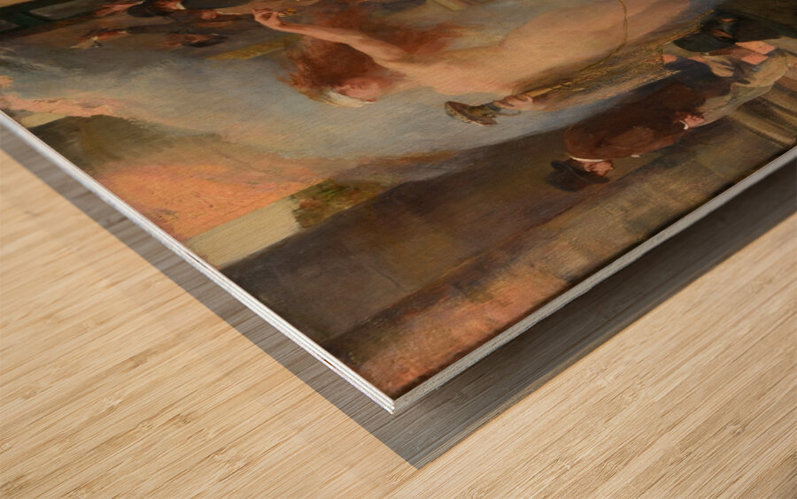 La Fortune passe [1895] by Albert Pierre–René Maignan [1845–1908] Wood print