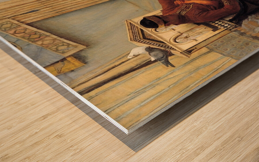 The Favourites Of The Emperor Honorius [circa 1883] by John William Waterhouse [1849–1917] Wood print