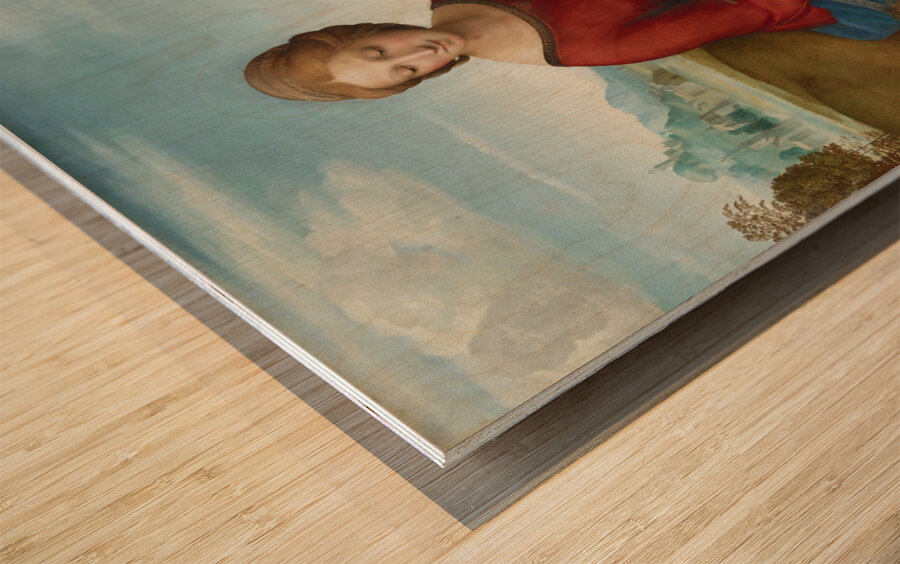 Madonna In The Meadow by Raphael [1483–1520] Wood print