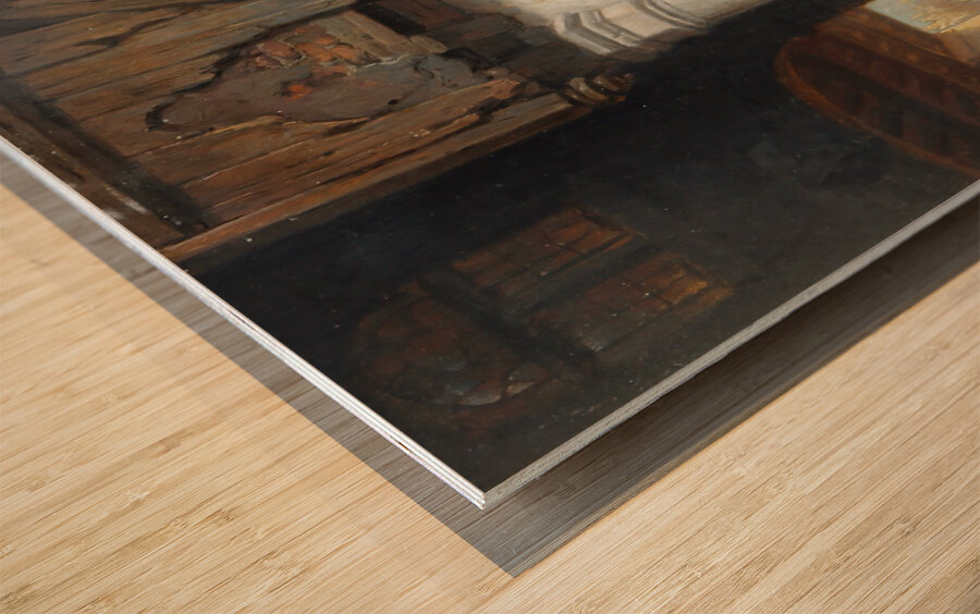 Lies The Arms Dealer by Josef Hendrik Hubert [1821–1865] Wood print