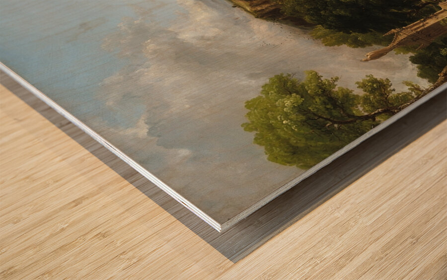 The Departure [1837] by Thomas Cole [1801–1848] Wood print