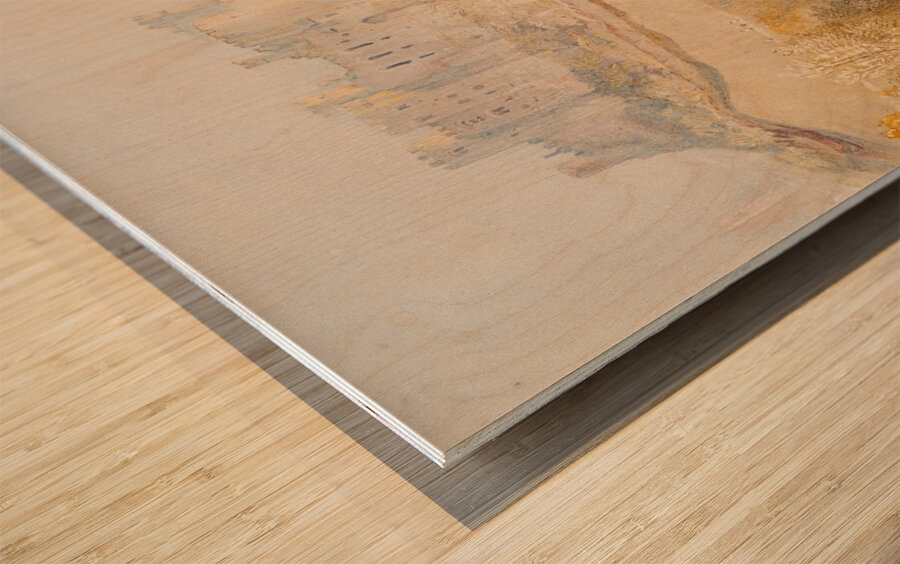 Ludlow Castle. Shropshire by Joseph Mallord William Turner [1775–1851] Wood print