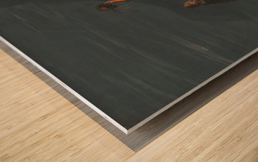 Nächtliche Überfahrt by Carl Friedrich Moritz Müller [1807–1865] Wood print