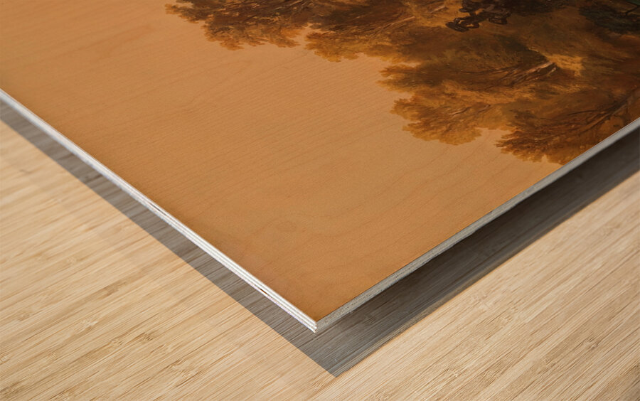 Park in the Vicinity of Paris [1848] by Charles Rochussen [1814–1894] Wood print