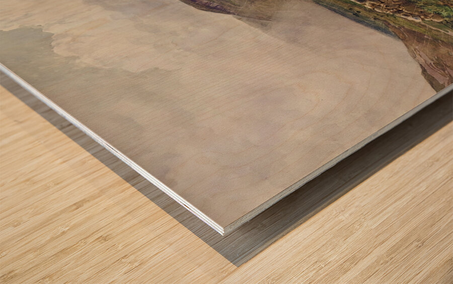 Bringing In The Horses by Henry Enrico Coleman [1846–1911] Wood print