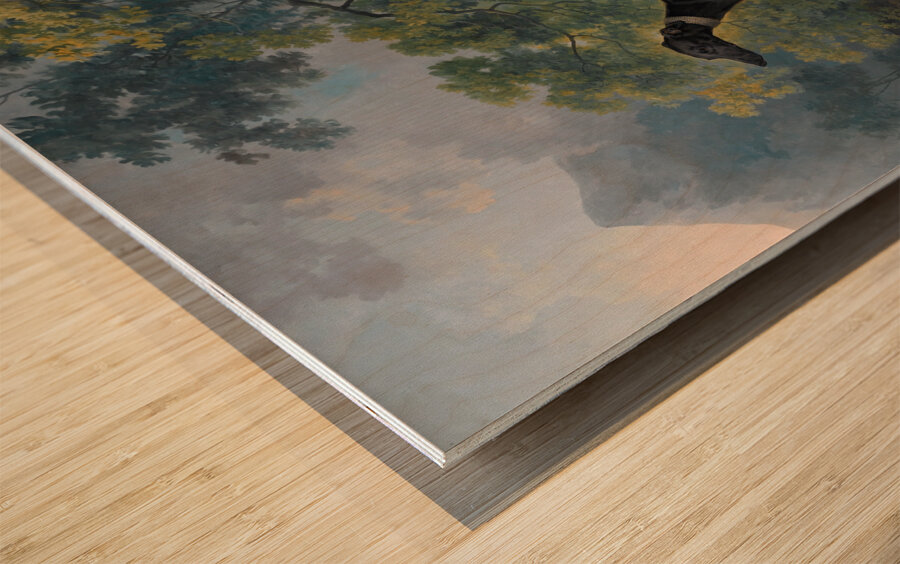 Two Greyhounds And A Mastif Belonging To The Duke Of Hamilton [1780] by Sawrey Gilpin [1733–1807] Wood print