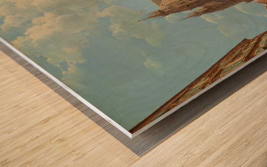 Der Stephansdom in Wien [1832] by Rudolf von Alt [1812–1905] Wood print