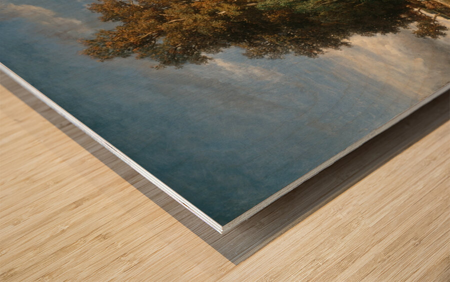 The Marsh [1840] by Constant Troyon [1810–1865] Wood print