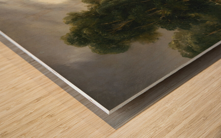 Le Cours–la–Reine [1828] by Théodore Gudin [1802–1880] Wood print