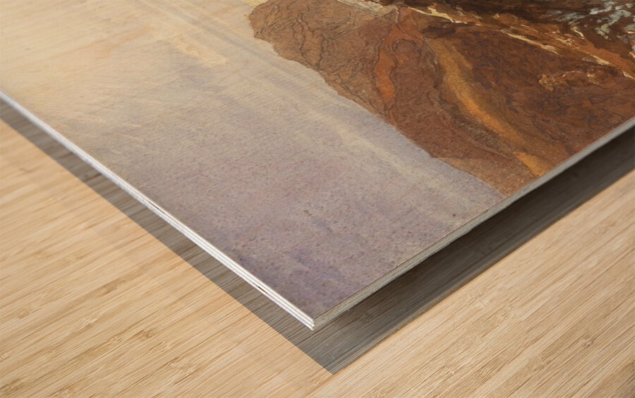 The North Devon Coast by Samuel Palmer [1805–1881] Wood print