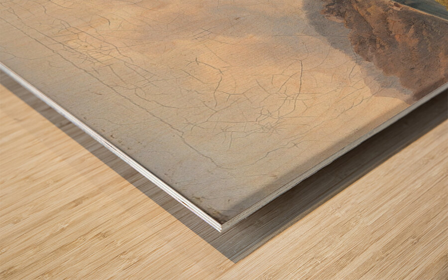 Blick auf Sankt Wolfgang by Emil Barbarini [1855–1933] Wood print