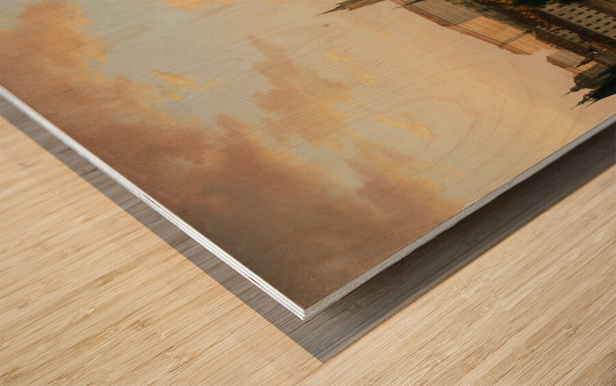 Prager Burg – Hradschin by Alois von Saar [1779–1840] Wood print